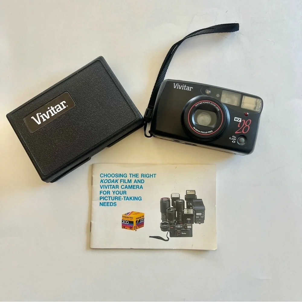 Vintage Vivitar 35mm Film Camera Bundle